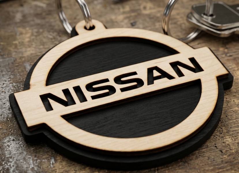 Portachiavi Nissan Doppio Strato